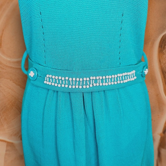NWT Vintage Nanette Lepore Turquoise ‘Lucia’ Tunic Style Mini Dress Size Medium - Picture 12 of 16